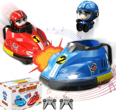 2Pcs 2.4G RC Racing Bumper Cars